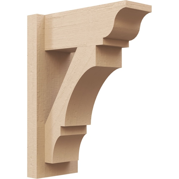 Ekena Millwork 5 1/2-in W x 12-in D x 16-in H Balboa Trad Rough Cedar Woodgrain TimberThane Outlooker, Primed Tan OUTUR055X12X16BOA04RCPR - main